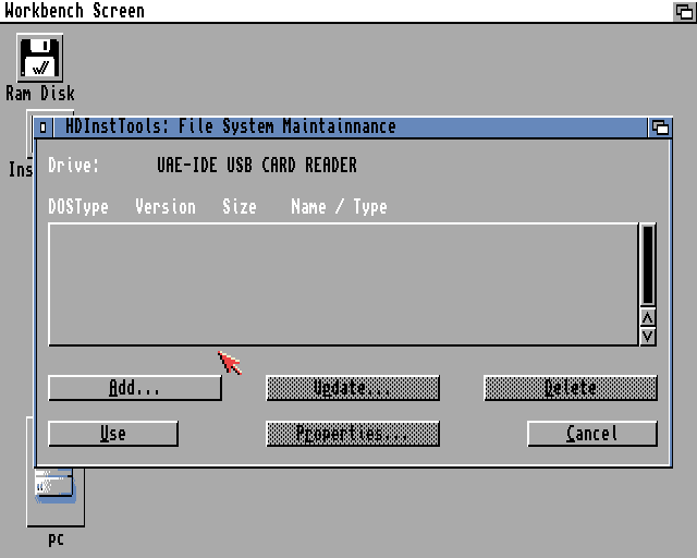 HDInstTools Amiga Workbench 3.1