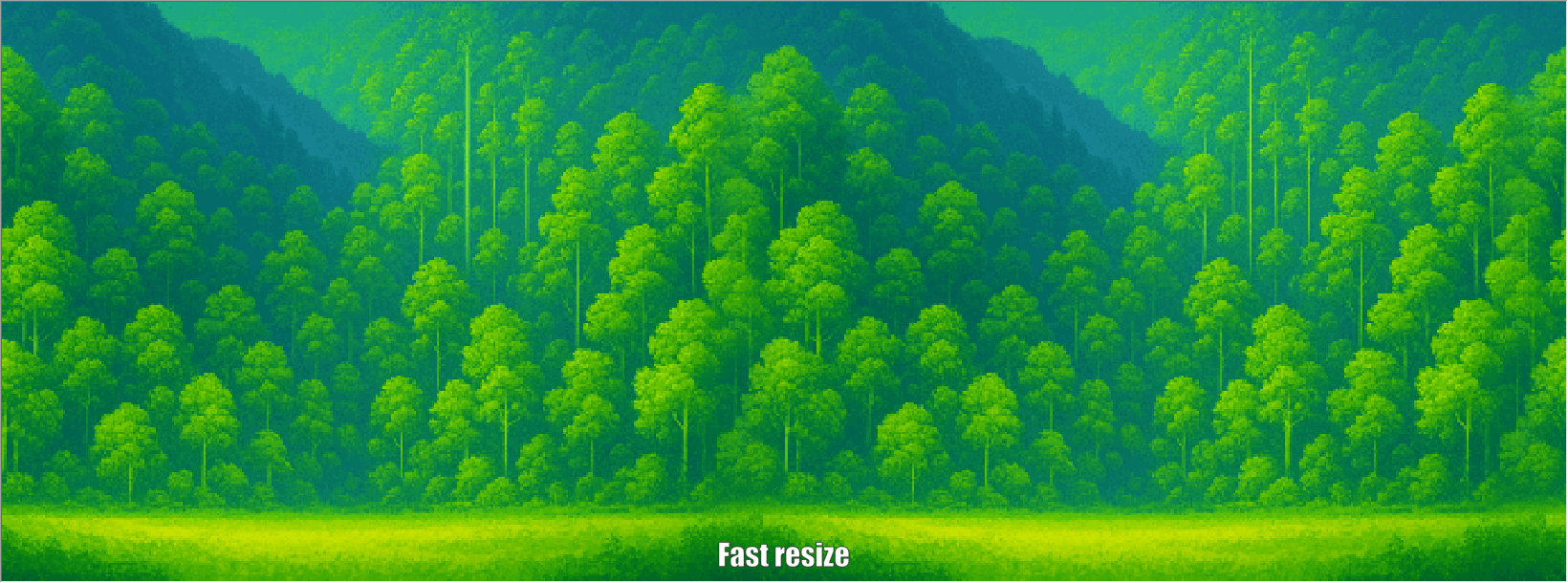 Lanczos resize