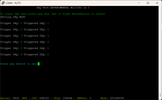 05e - IRQ a CIA test - IRQ test - experimentální