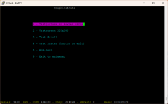 06a - Graphictests - menu