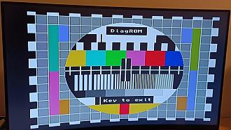 06e - Graphictests - Testscreen 320x200 - obrazovka