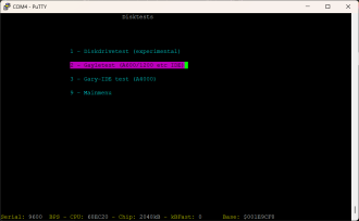 09a - Disk test - menu